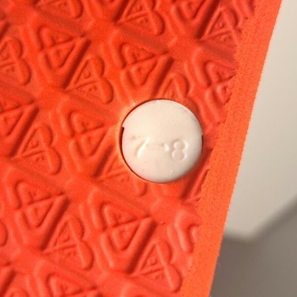 Roxy Women's Tahiti VII Blue White Stripe Chevron Stap Flip Flop Size 8 - Picture 6 of 9